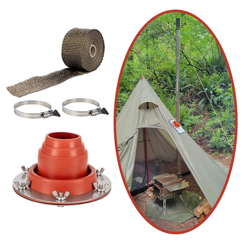 Tent stove jack fireproof - tent,