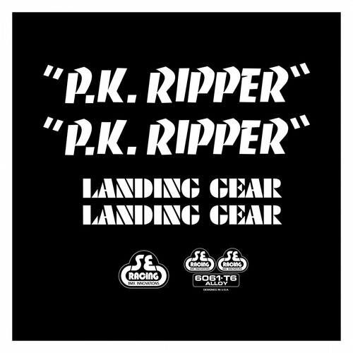 Bikes ripper decal - se,