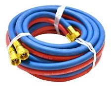 OXYGEN & ACETYLENE HOSES 10mm gas welding hoses cutting burning hose 10M 3/8 fit