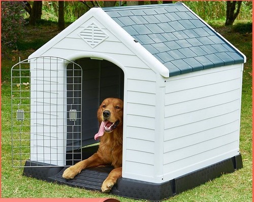Mighty plastic pet kennel - plastic,
