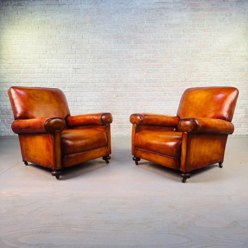Pair 1920s english tan - pair, of
