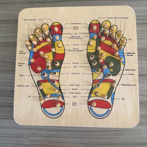 Wooden foot massage - wooden, board