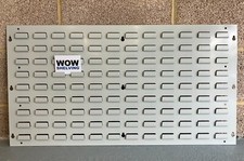 Steel Louvre Panel for parts bins lin strong wall panel mounted metal back plate