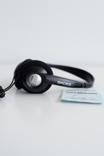 Vintage KOSS Portable Stereo phones Head Phones KTX1 Wired Black
