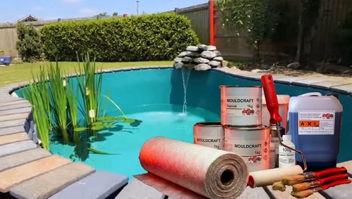 Fibreglass koi pond kit - kit, 5m²