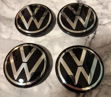 4 X VW 65MM ALLOY WHEEL CENTRE