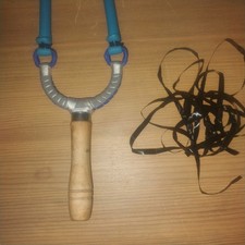 Wooden Handled Slingshot With
