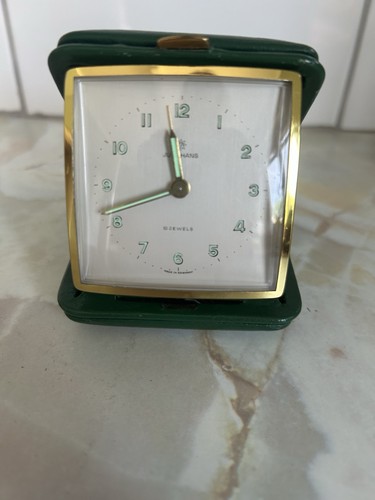Vintage green junghans travel - junghans,