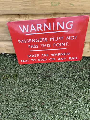Warning railway passengers - railway,