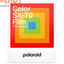 New Sealed Polaroid SX-70 Color Film for all Polaroid SX-70 Cameras - 8 Photos