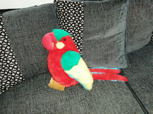 Large parrot plush soft - plush,