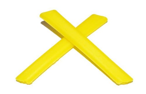 New yellow rubber ear socks - ,