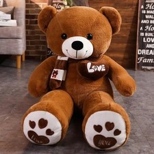 Large bear Teddy Bear Giant Teddy Bears Big Soft Plush Toys 80cm New UK Stock