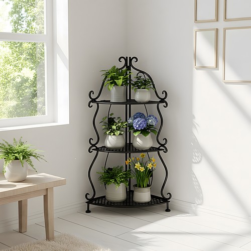 Tier corner metal - metal, plant