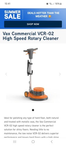 Vax rotary cleaner - cleaner,