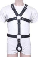 Men's Leather Full Body Chest