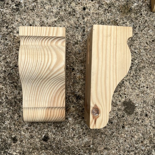 Wooden corbels pair - corbels,