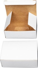 White Business Card Tuck Boxes | 30 Pack | Gift & Storage Packaging | UK Made