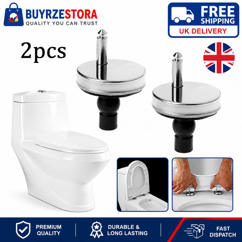 Toilet seat hinges - toilet,