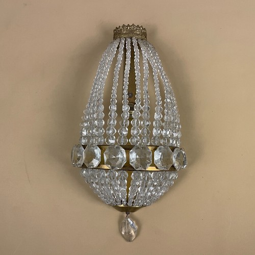 Antique glass chandelier - antique,