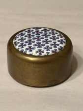 Stuart Houghton Solid Brass Paperweight Art Decor Made in England Artist Stamp