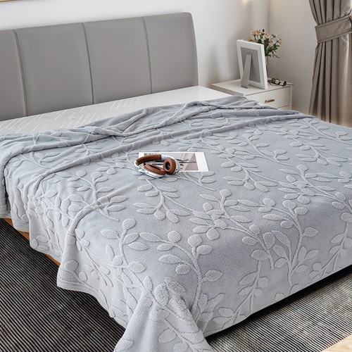 Leaf shaped warm blanket - 3d,