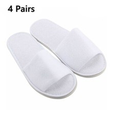 4 Pairs Disposable White Hotel