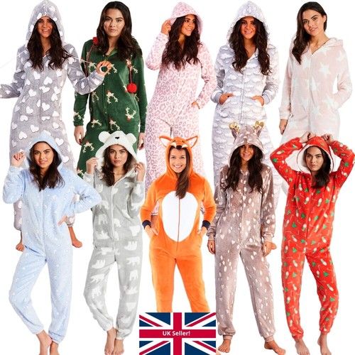 Women fleece 1onesie heart - fleece,