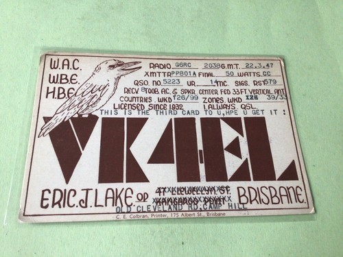 Vintage qsl radio - qsl,