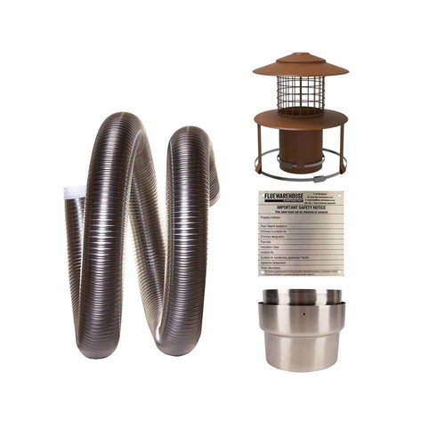 Flexible flue chimney liner - flexible,