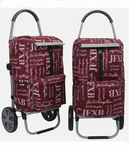 Large wheel shopping trolley - 2,