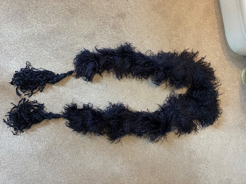 Vintage navy blue ostrich - vintage,