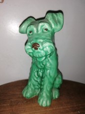 Vintage Sylvac Green Dog Terrier Scotty