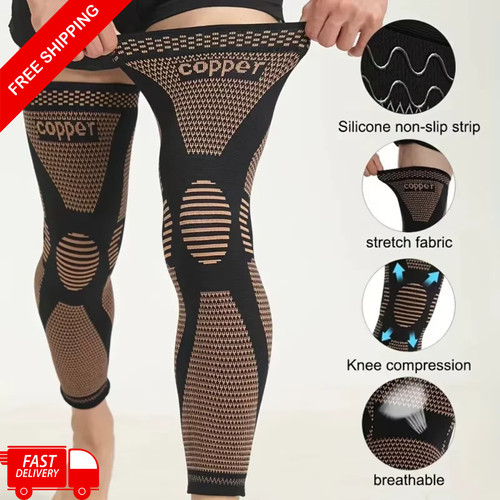 Copper knee support brace - copper,
