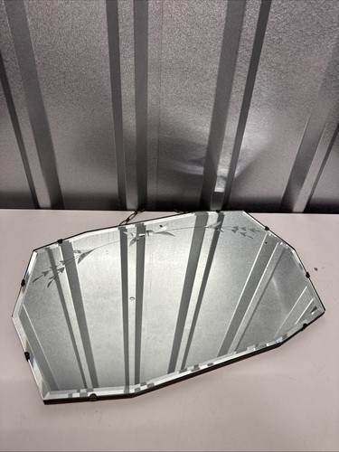 Antique bevelled edge mirror - bevelled,