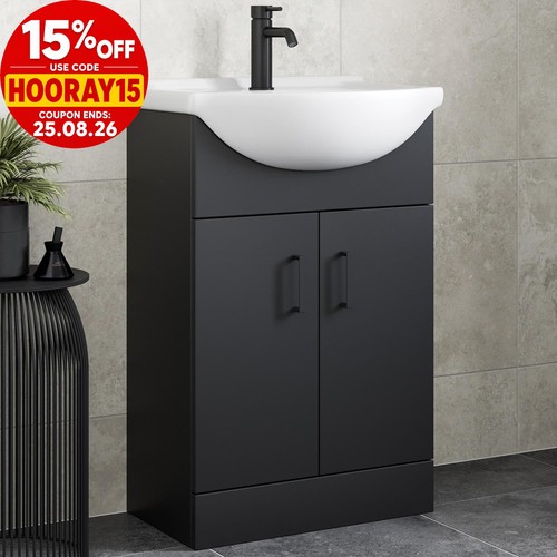 Freestanding vanity unit with - unit,