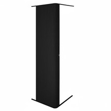 Tambour Shower Room Door Black 2000mm x 600mm Lockable Closure 2