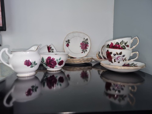1955 colclough rose design - rose,