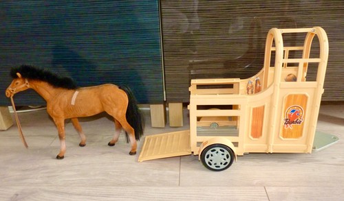 Vintage barbie doll - vintage, horse