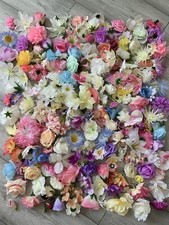 50pcs Flower Heads Pastel Pale