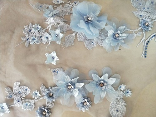Beaded bridal evening dress - beaded,