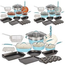 Induction 19 Pcs Kitchen Cookware Set Non Stick Frying Pan Pot Saucepan Bakeware