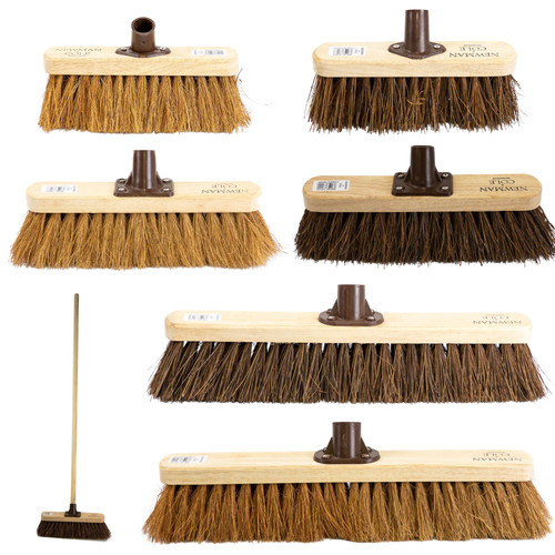 Outdoor broom head with handle - broom,