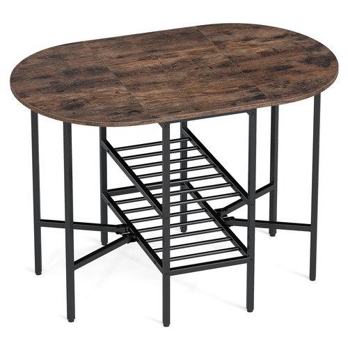 Oval folding dining table - oval,