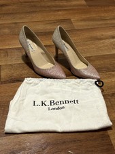 LK Bennet Floret Women's Shoes, UK Size 4.5 EUR 37.5 Sparkly Pink