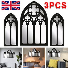 3Pcs Window Garden Mirror Wall