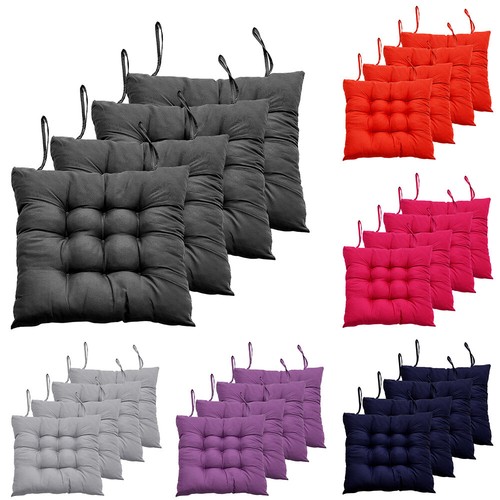 Chair seat pads cushions - 4x,