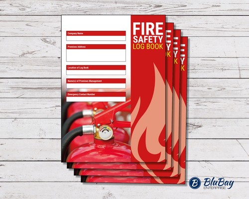 Fire safety log - safety, 28pp