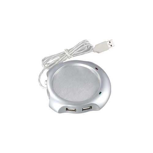 Silver beverage cup port usb - 4,