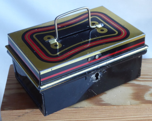 Vintage dibro metal cash box - vintage,